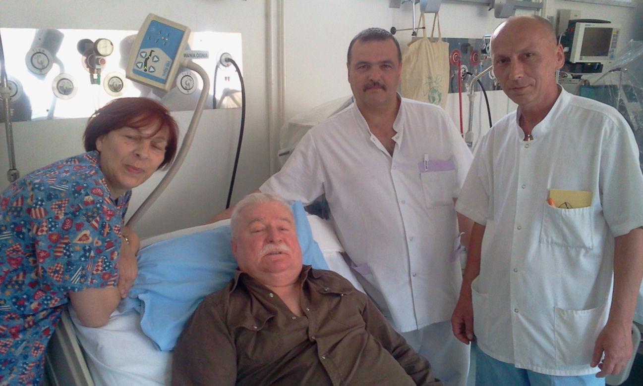 Lech Wałęsa w szpitalu