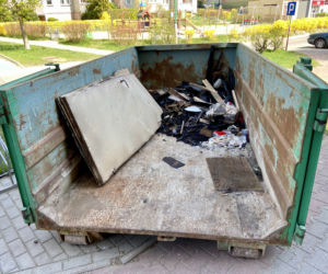 Tragiczny pożar w Suwałkach. W windzie spłonął mężczyzna
