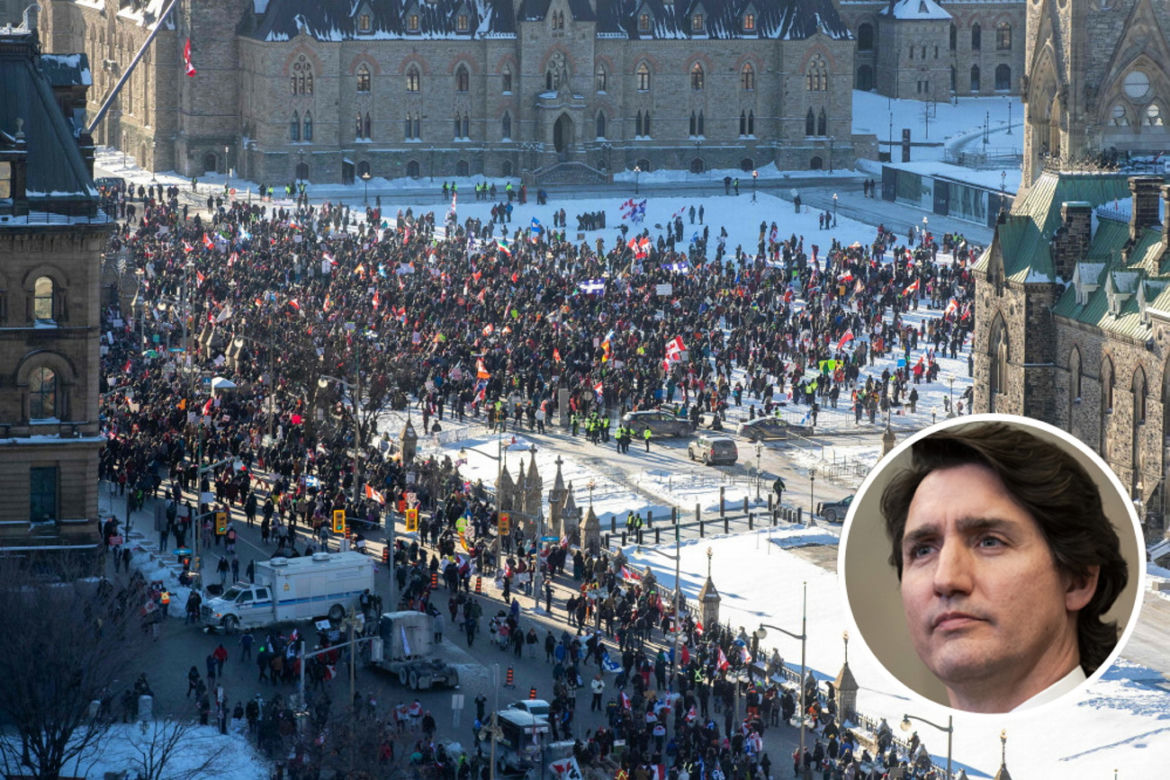 Premier uciekł ze stolicy! Wielkie demonstracje przeciw restrykcjom covidowym