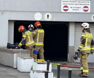Pożar przy galerii handlowej w Warszawie. 200 osób uciekło z budynku!