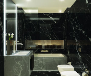 Złota 44 wnętrze apartamentu
