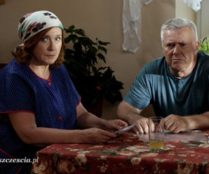 Barwy szczęścia odcinek 1371. Waleria Koszyk (Ewa Ziętek), Leon Małkowski (Włodzimierz Matuszak)