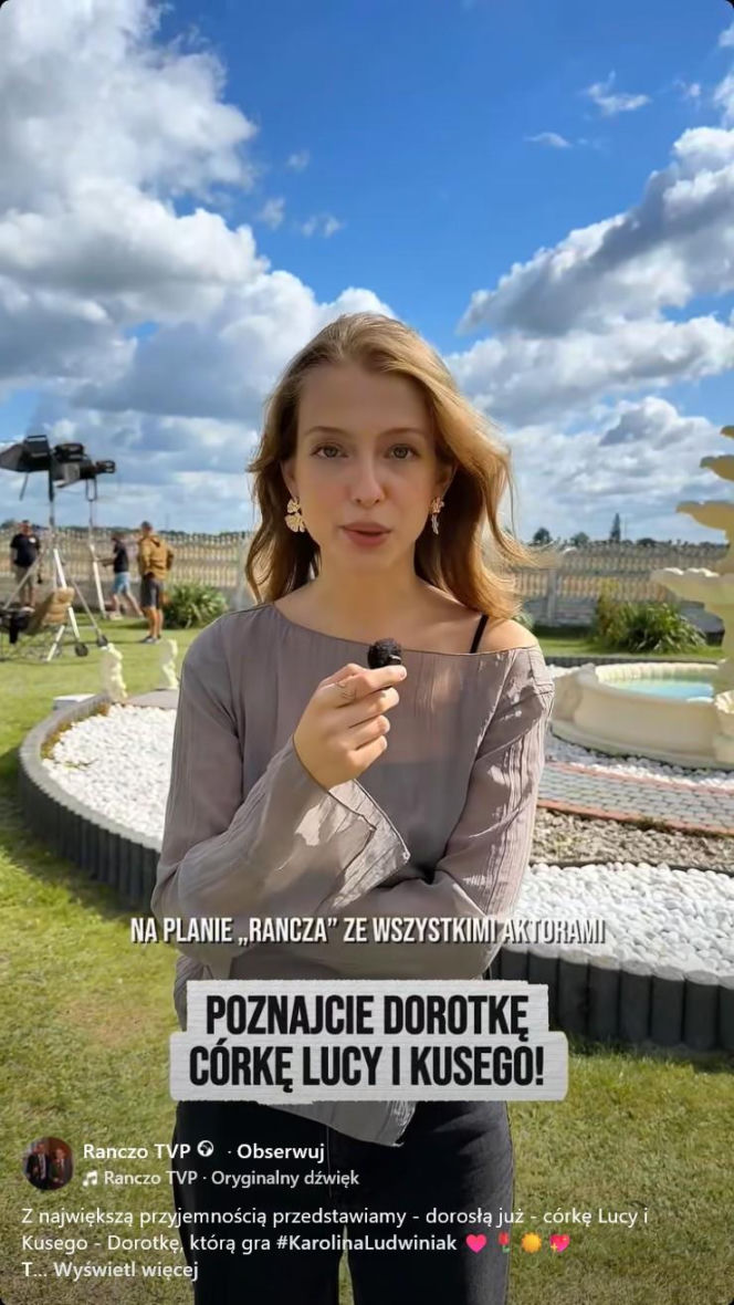 Ranczo. Dorotka (Karolina Ludwiniak), Kusy (Paweł Królikowski)