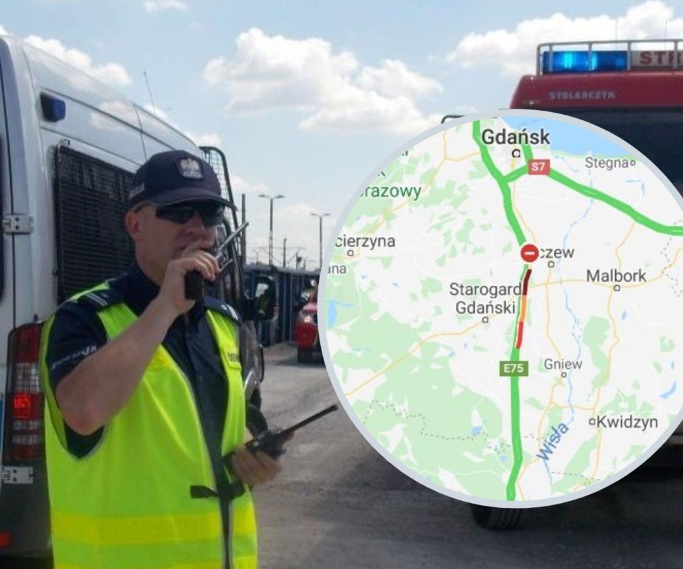 Pomorskie: DRAMAT na A1. Autokar z dziećmi wypadł z drogi! Wypadek A1 teraz
