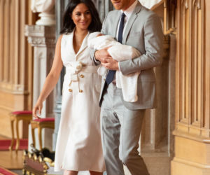 Meghan Markle z dzieckiem i mężem, księciem Harrym
