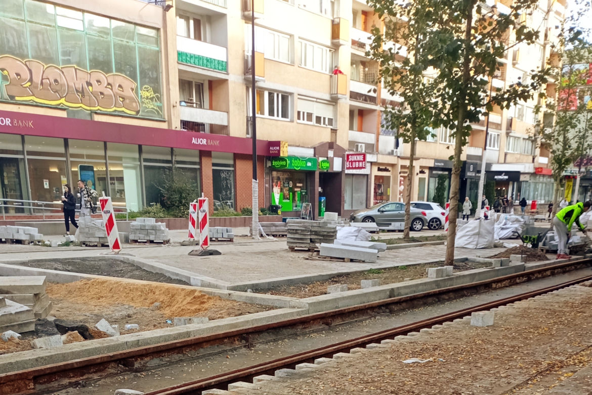 Tory tramwajowe wracają na aleję Wojska Polskiego