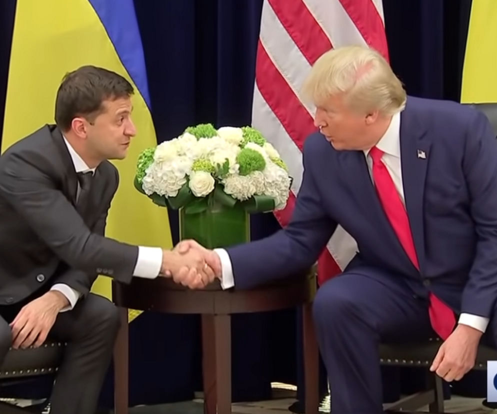 Wołodymyr Zełenski i Donald Trump