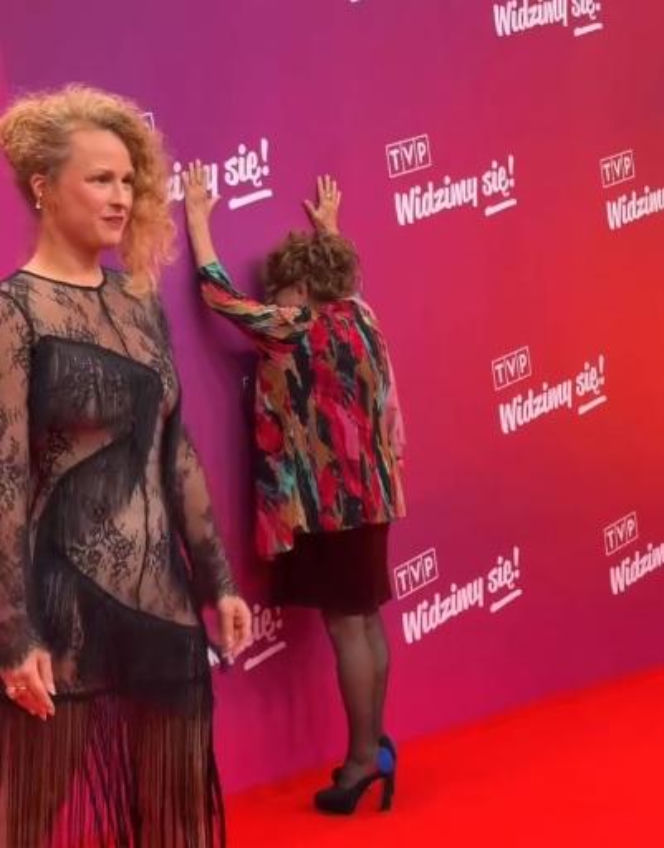 Grażyna Zielińska szaleje na ściance