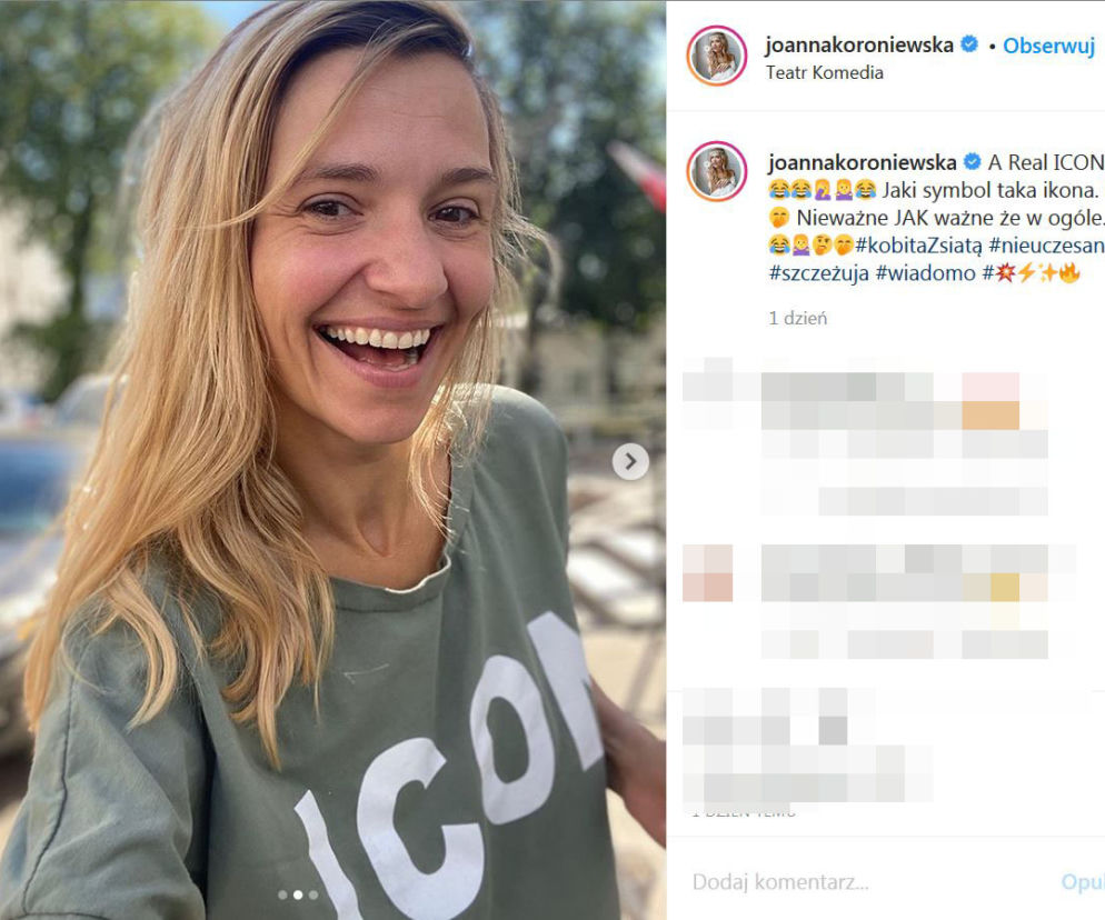 Joanna Koroniewska bez makijażu