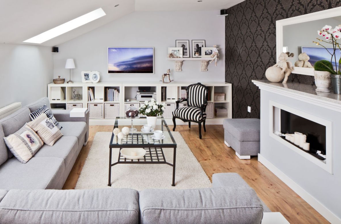 Salon w stylu glamour