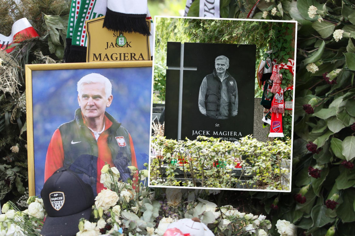 Nowy grób Jacka Magiery