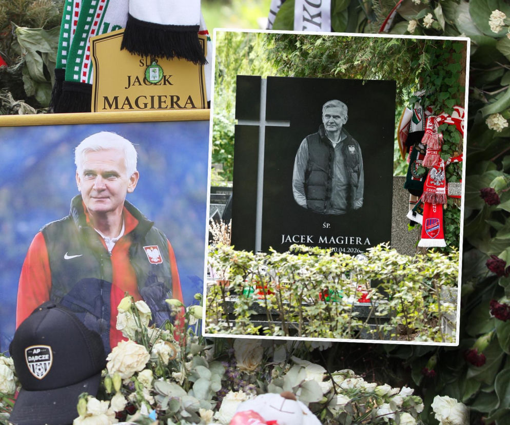 Grób Jacka Magiery zmienił się nie do poznania. Poruszający widok na Powązkach