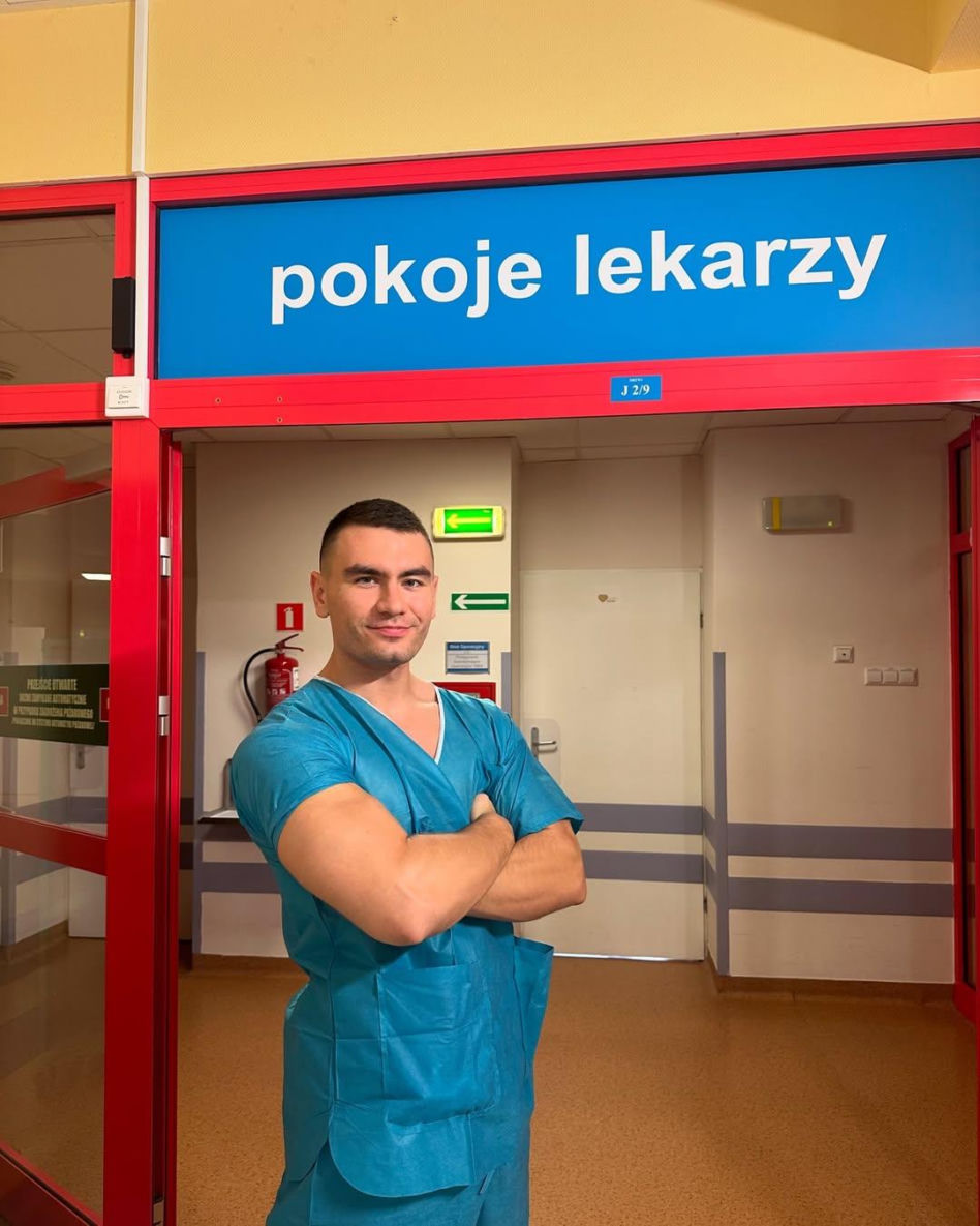 Conan Kaźmierski niedługo będzie lekarzem