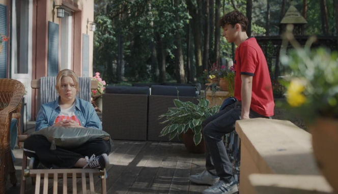 M jak miłość odc. 1898. Lenka (Olga Cybińska), Grzesiek (Borys Wiciński)