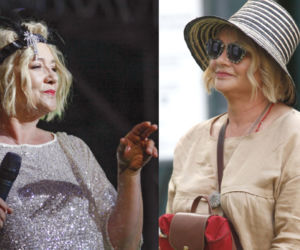 Małgorzata Ostrowska-Królikowska pozuje na ściance! Co za stylizacja! [Galeria]
