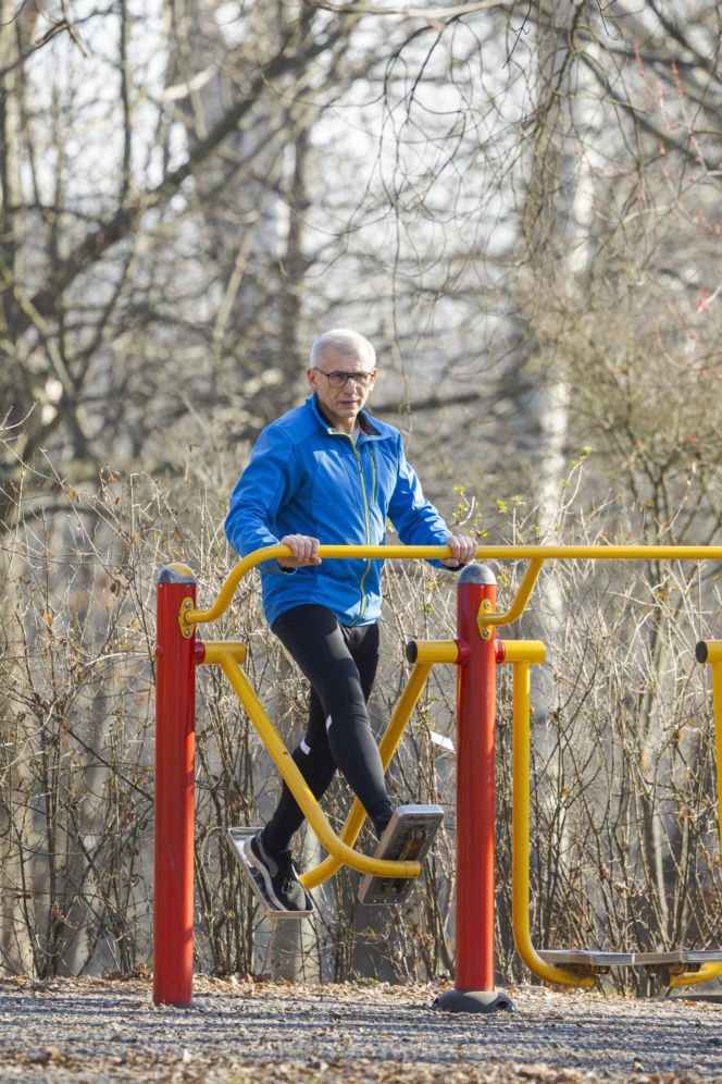 Senator Kwiatkowski gubi zimowe kilogramy