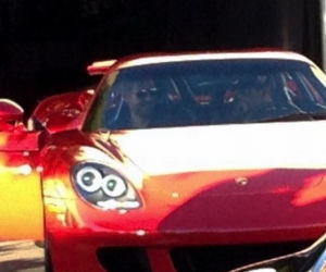Paul Walker / ostatnie zdjęcie przed wypadkiem w Porsche Carrera GT