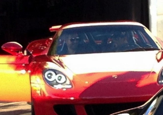 Paul Walker / ostatnie zdjęcie przed wypadkiem w Porsche Carrera GT