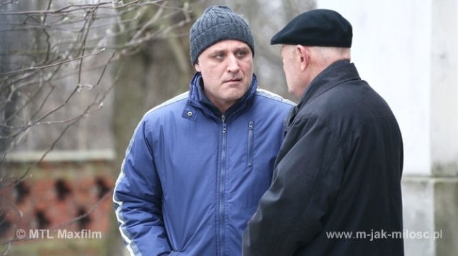 M jak miłość odc. 1145. Ksiądz (Maciej Damięcki), Rafał (Przemysław Bluszcz)