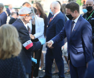 Spotkanie powstańców z prezydentami 