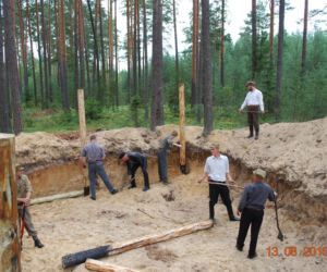 Pasjonaci historii rekonstruują schron z II wojny światowej