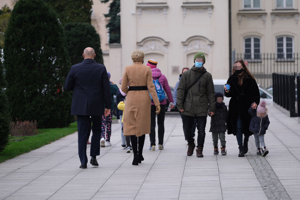 Agata Duda na Święcie Niepodległości