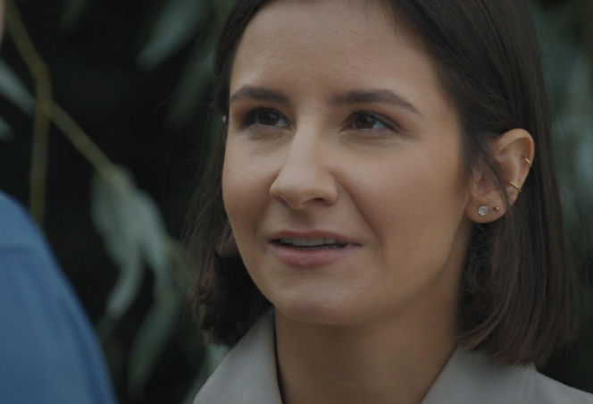 M jak miłość, odcinek 1899. Agnes (Amanda Mincewicz), Artur Rogowski (Robert Moskwa)