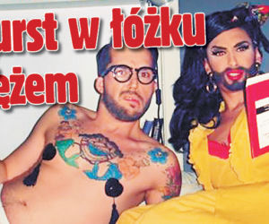 Wurst w łóżku mężem