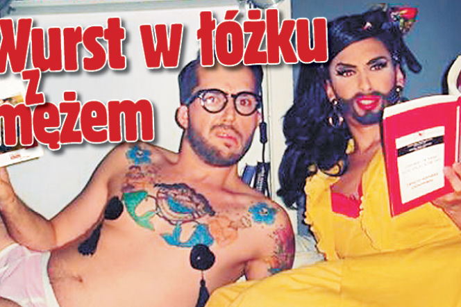 Wurst w łóżku mężem