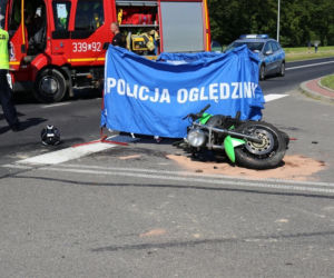 Zderzenie motocykla i ciągnika zakończyło się tragicznie. 38-latek zginął na miejscu