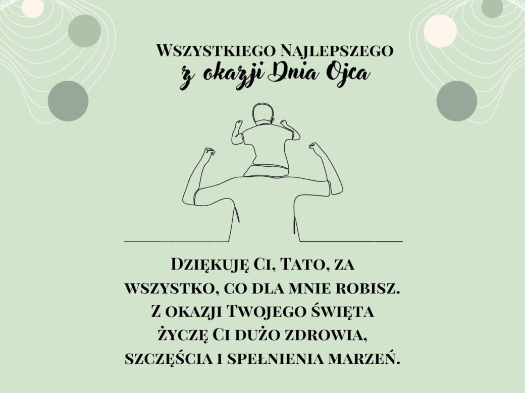 Dzień Ojca 2025 - kartki z życzeniami