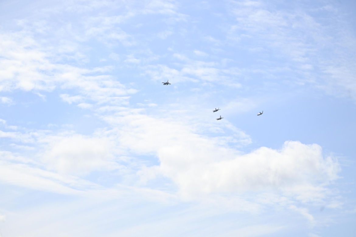 Nad Polską przeleciały ultranowoczesne myśliwce F-35!