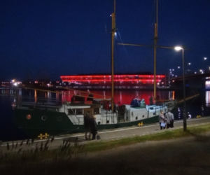 Iluminacja Morskiego Centrum Nauki w Szczecinie