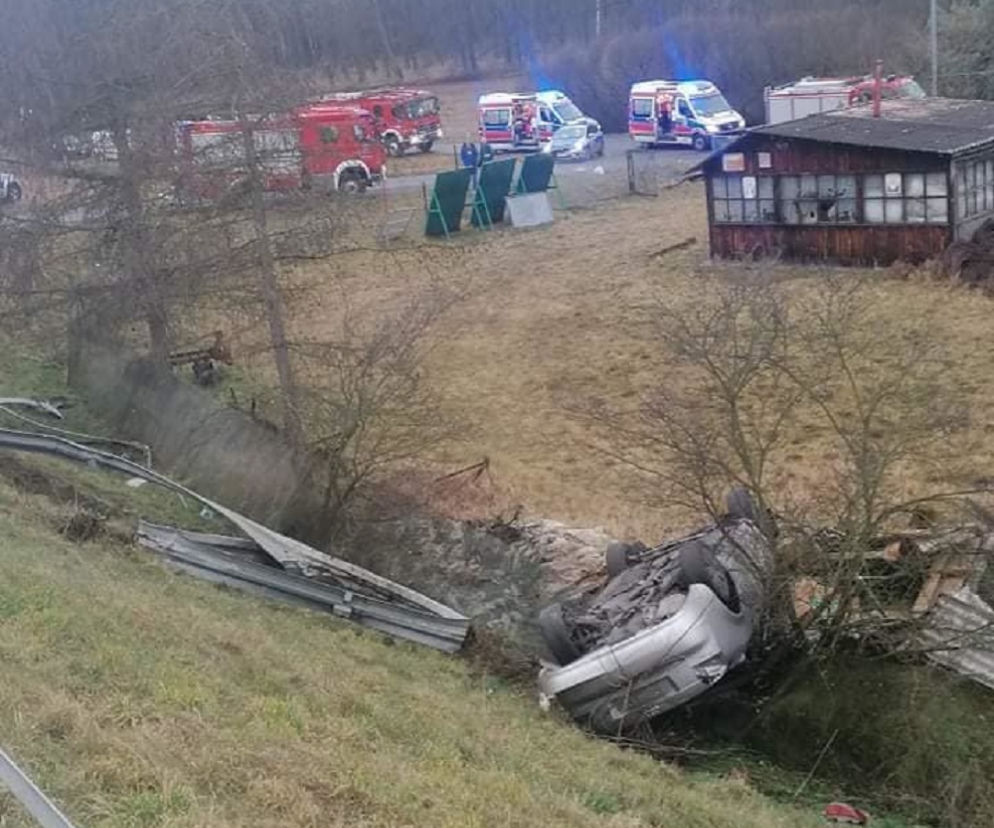 Groźny wypadek w Gwizdanowie