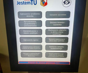 Biletomaty w urzędzie na Wałowej