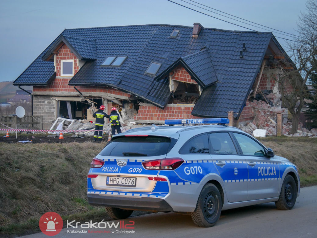 WYBUCH GAZU w Żydowie. RUNĄŁ strop domu 
