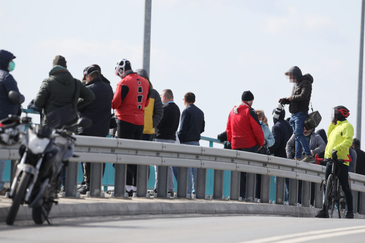 Tłumy podziwiały lądowanie samolotu-giganta na Lotnisku Chopina
