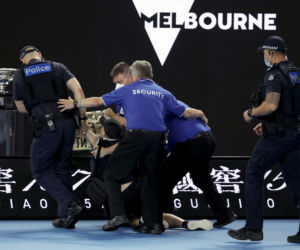 Protestujący przerwał finał Australian Open