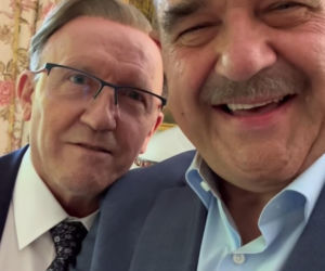 Ranczo nowy sezon 11. Czerepach (Artur Barciś), prezydent Paweł Kozioł (Cezary Żak) na planie