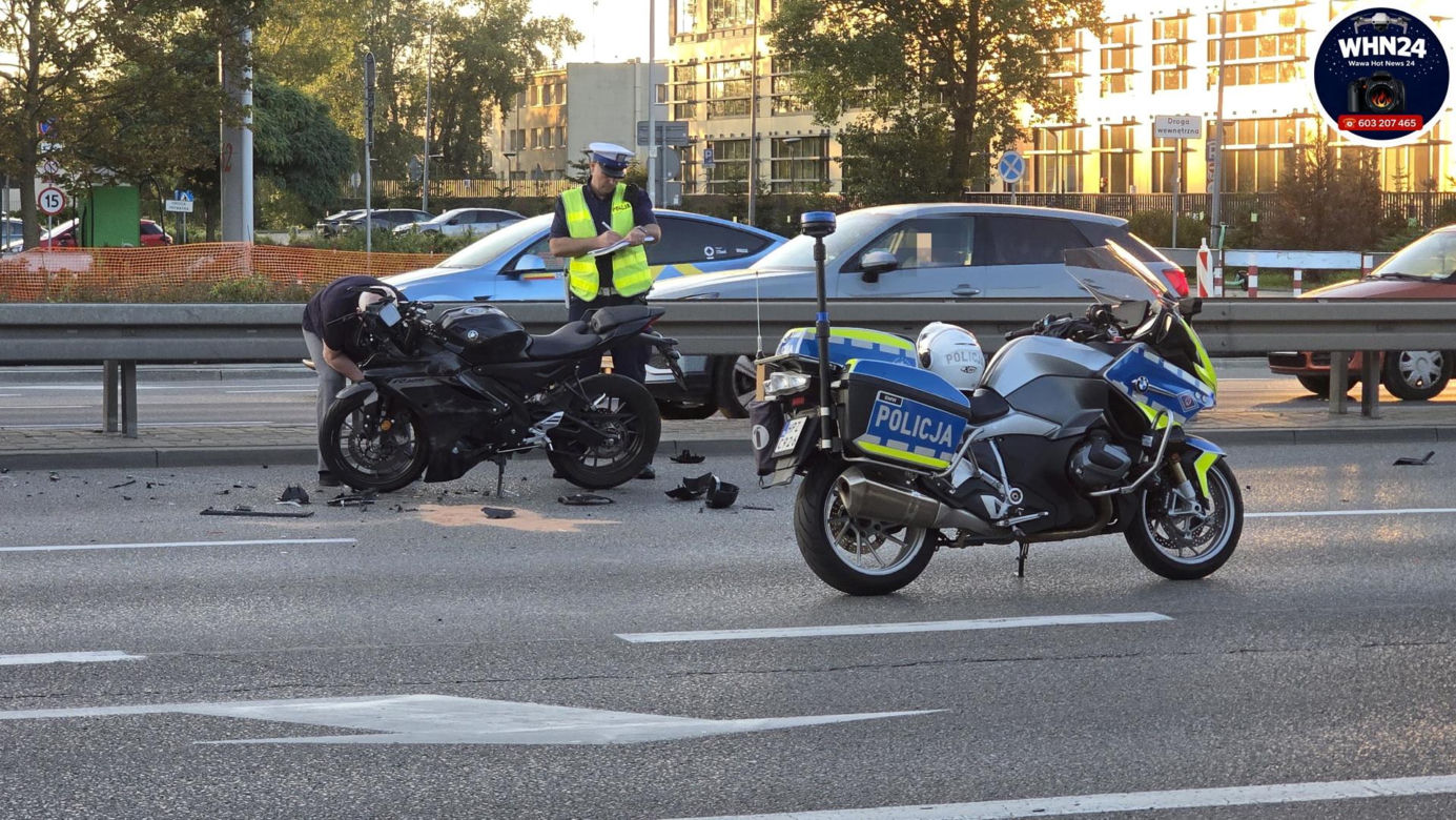 Dramat w Alejach Jerozolimskich. Nie żyje 16-letni motocyklista