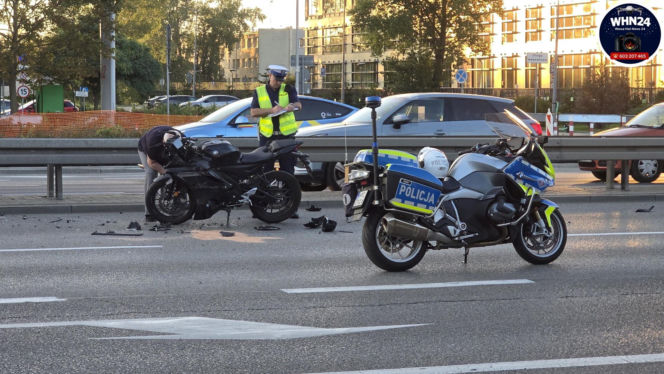 Dramat w Alejach Jerozolimskich. Nie żyje 16-letni motocyklista