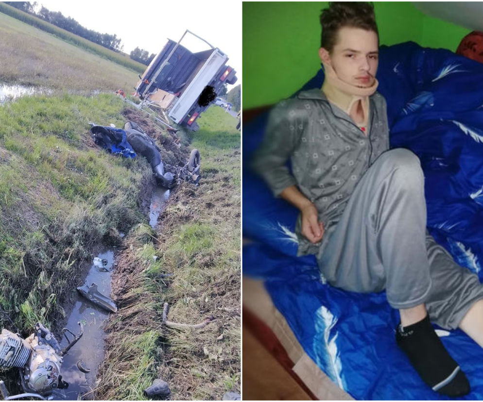 Uczeń szkoły w Płocku stracił nogę. Chciał zostać żołnierzem, teraz potrzebuje pomocy 
