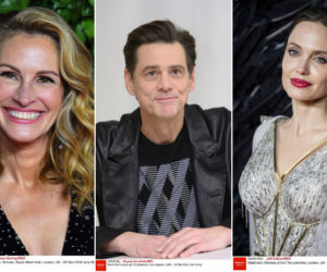 Julia Roberts, Jim Carrey, Angelina Jolie