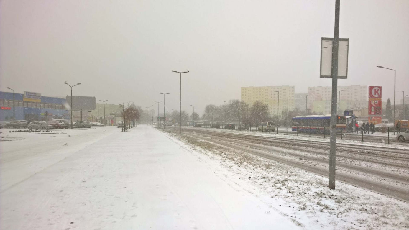Bydgoszcz w śniegu