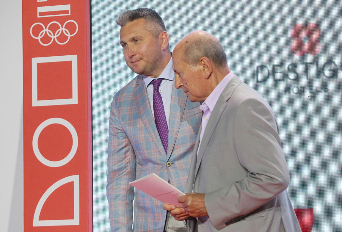 Włodzimierz Szaranowicz na ślubowaniu Olimpijskiej Reprezentacji Polski