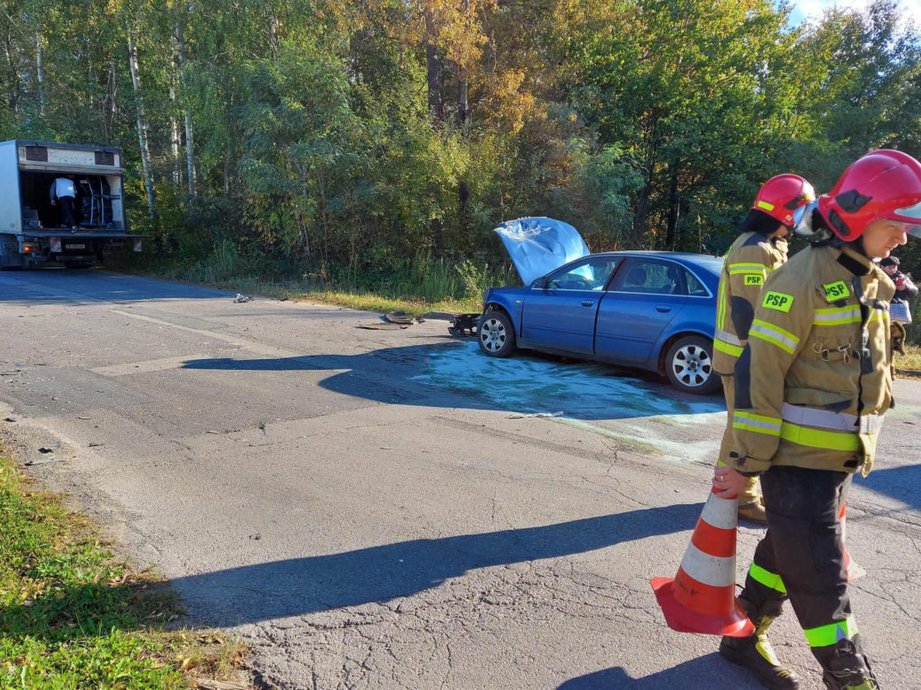 Wypadek na terenie SSE Starachowice