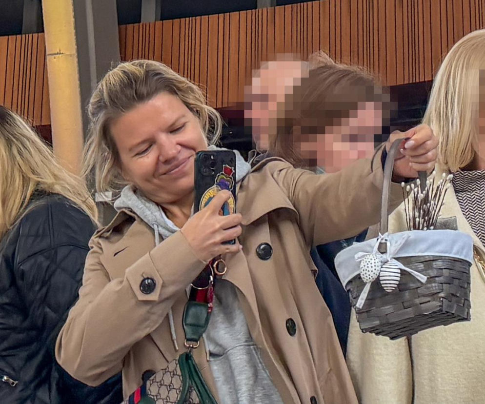 Marta Manowska ze święconka