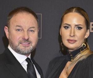 Szczęki opadły na widok żony gwiazdora kadry Pawła Janasa na Gali Mistrzów Sportu. Biust bardzo mocno odkryty!