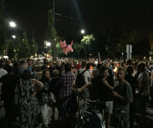 Protest przed domem Jarosława Kaczyńskiego, 22 lipca