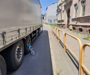 Groźny wypadek w Lęborku. Poszkodowana 3-latka w szpitalu